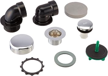 Watco 901-FA-ABS-CP Innovator Foot Actuated Half Kit, Chrome Plated