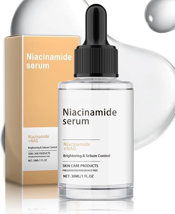 Niacinamide Serum for Face – 10% Anti-Aging Serum, Reduces Dark Spots & Evens Skin Tone, Pore Minimizer & Blemish, Hydrating Facial Essence Glowing Skin for All Skin Types, 30ml