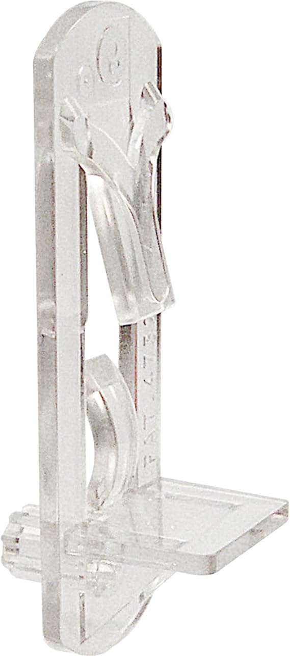 Prime-Line R 7316 1/4 In., Plastic, Clear Locking Shelf Pegs 6 Count (Pack of 1)