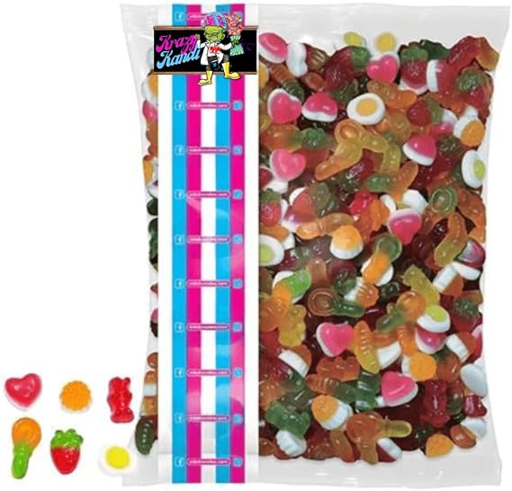 Ultimate Sweets Mix 3kg Bulk Bag | An Assortment for Lovers of Vidal Sweets | Pick & Mix Favourites - Fizzy, Jelly, Pencils & More (Fab Mix)