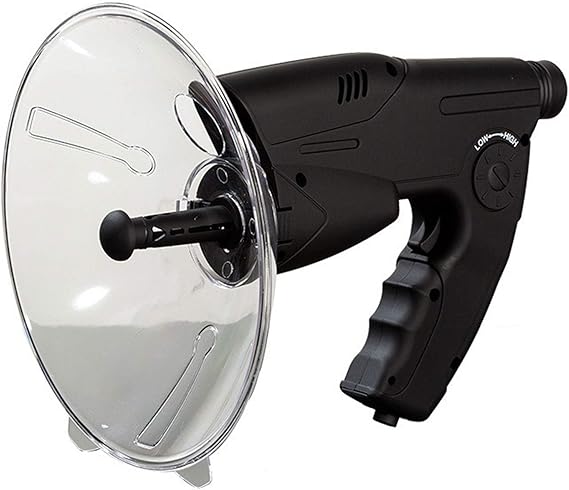 Parabolic Microphone Monocular, Sound Amplifier Spy Ear Bionic Listening Device, Long Range Listening Device up to 300 FT 8X Magnification for Birds Listening Telescope