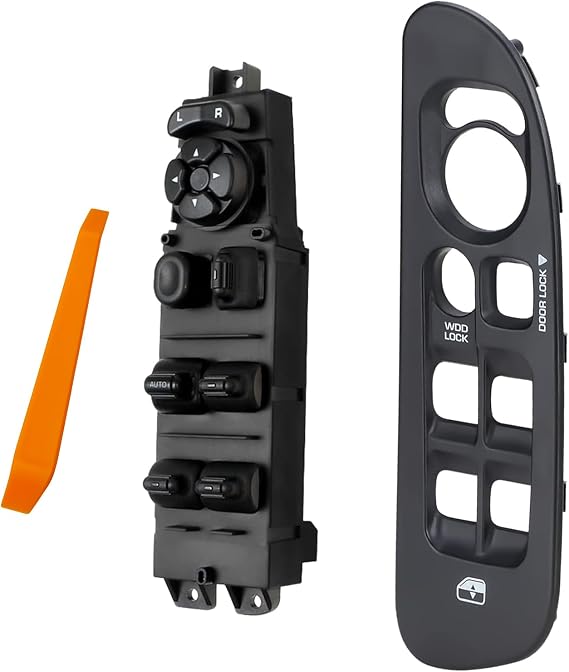 Mango S Window Switch and Bezel for 2002-2009 Dodge Ram 1500 2500 3500 | 56049805AB window switch/ bezel fit 2001-2004 Dodge Dakota, 2001-2003 Durango,2005-2009 Dodge Sprinter 2500 3500