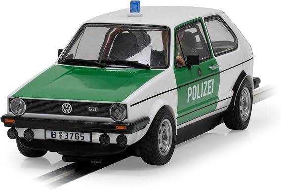Scalextric C4572 Volkswagen Golf Mk1 - Polizei Slot car Racing