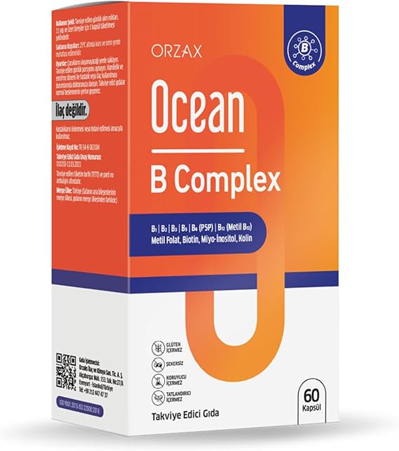 Orzax Ocean B Complex 50 Capsules