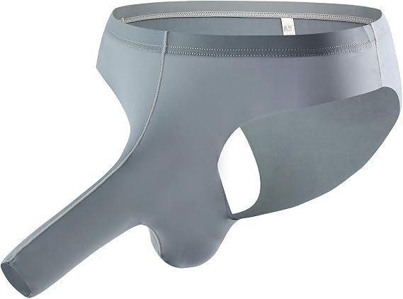 Men's Fashionable Bulge Pouch Briefs,Soft Comfort Seamless Elephant Trunk underwear for Erotic Sexy Bulge