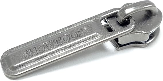 SHOWKOO Zipper Pull Replacement Metal Zipper Head with Zipper Tab Repair for Luggage Lining Zipper(007)