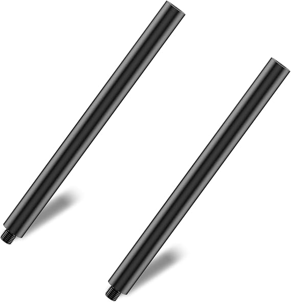 Aiweiwa 16 Inch Extended M20 Speaker Pole Mount for PA/DJ Subwoofes - Heavy-Duty Speaker Poles for Subwoofers Fits Speakers with M20 Threaded Mounts and 35mm Mount Subwoofer Pole Up to 121LBS, 2 Pack