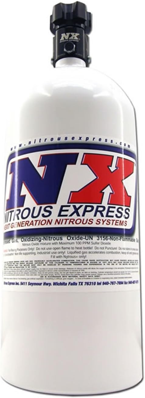 Nitrous Express 11100 Nitrous Bottle with Standard L45 Valve - 10 lbs.