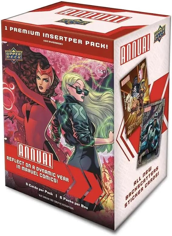 Upper Deck 2022-23 Marvel Annual Blaster Box (6 Packs, 30 Cards)