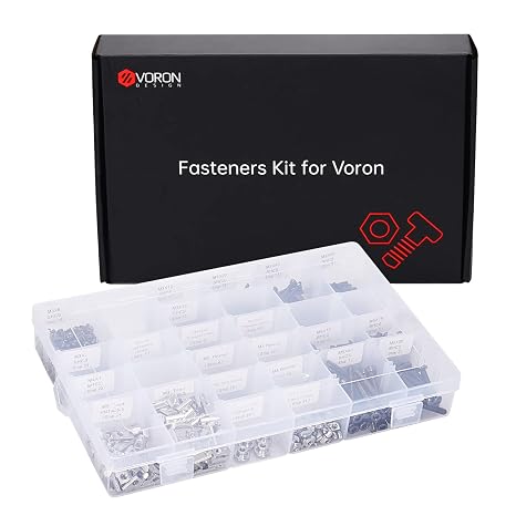 Voron 2.4 R2 3D Printer Full Fastener Kit，Stainless Steel Hardware kit Fasteners Screws Nuts Full Set Hardware Parts for Voron 3D Printer Accessories