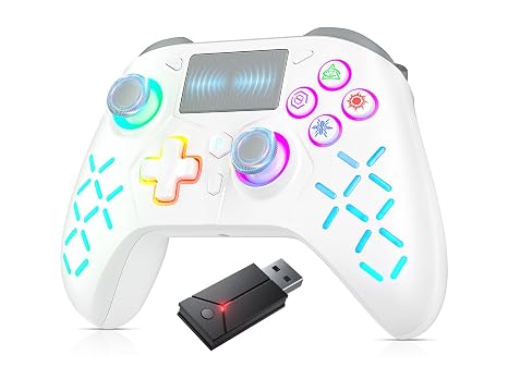 Gamrombo LED Wireless Controller for PS5, with Macro/Turbo