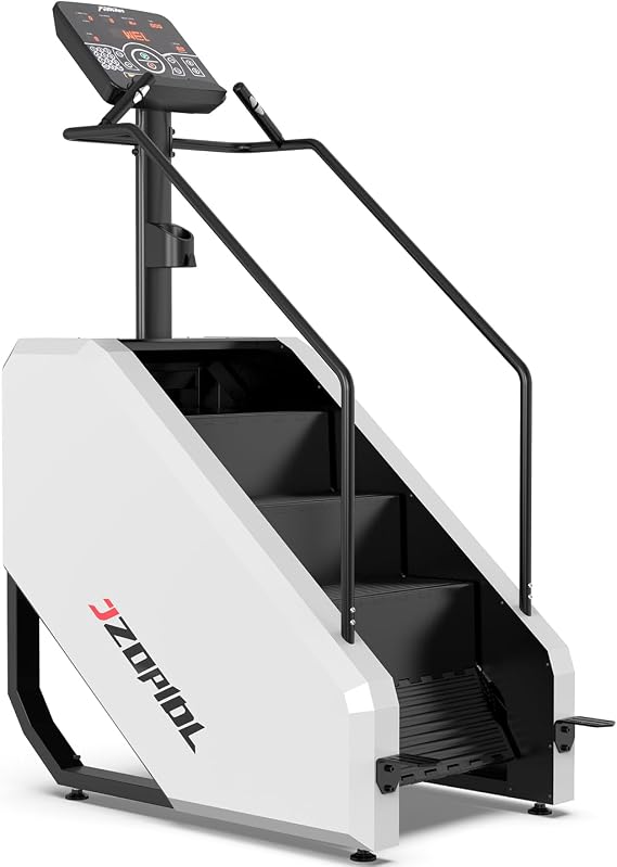 Stair Machine, Commercial Grade Stepmill Machine, Stair Stepper with LCD Screen, Cardio and Lower Body Workouts, 450LBS, 15-164 Steps/Minute
