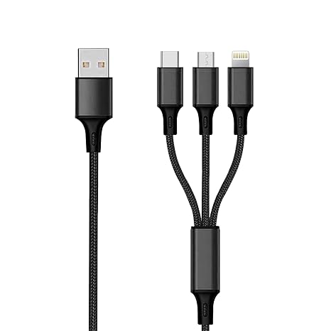 2GO 3-in-1 USB Charging Cable 300 cm Black