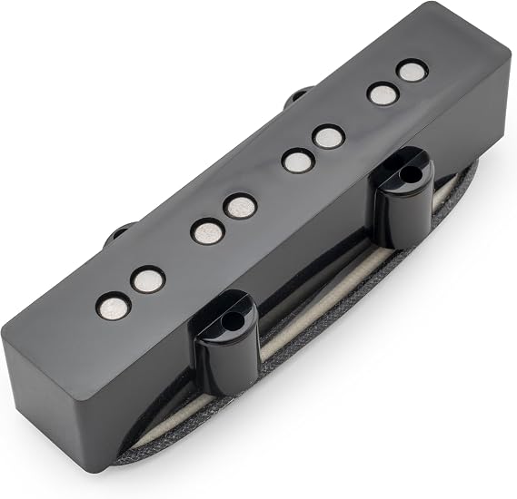 Musiclily Pro JB-70S Alnico 5 Single Coil Bridge Bass Pickup 7.8K Black