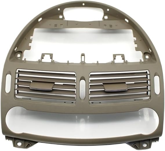 W211 Car Front Dashboard Central AC Vent Air Vent Grille Outlet Panel Cover Compatible with Mercedes Benz E Class 2003-2008 21183000547241(Yellow)