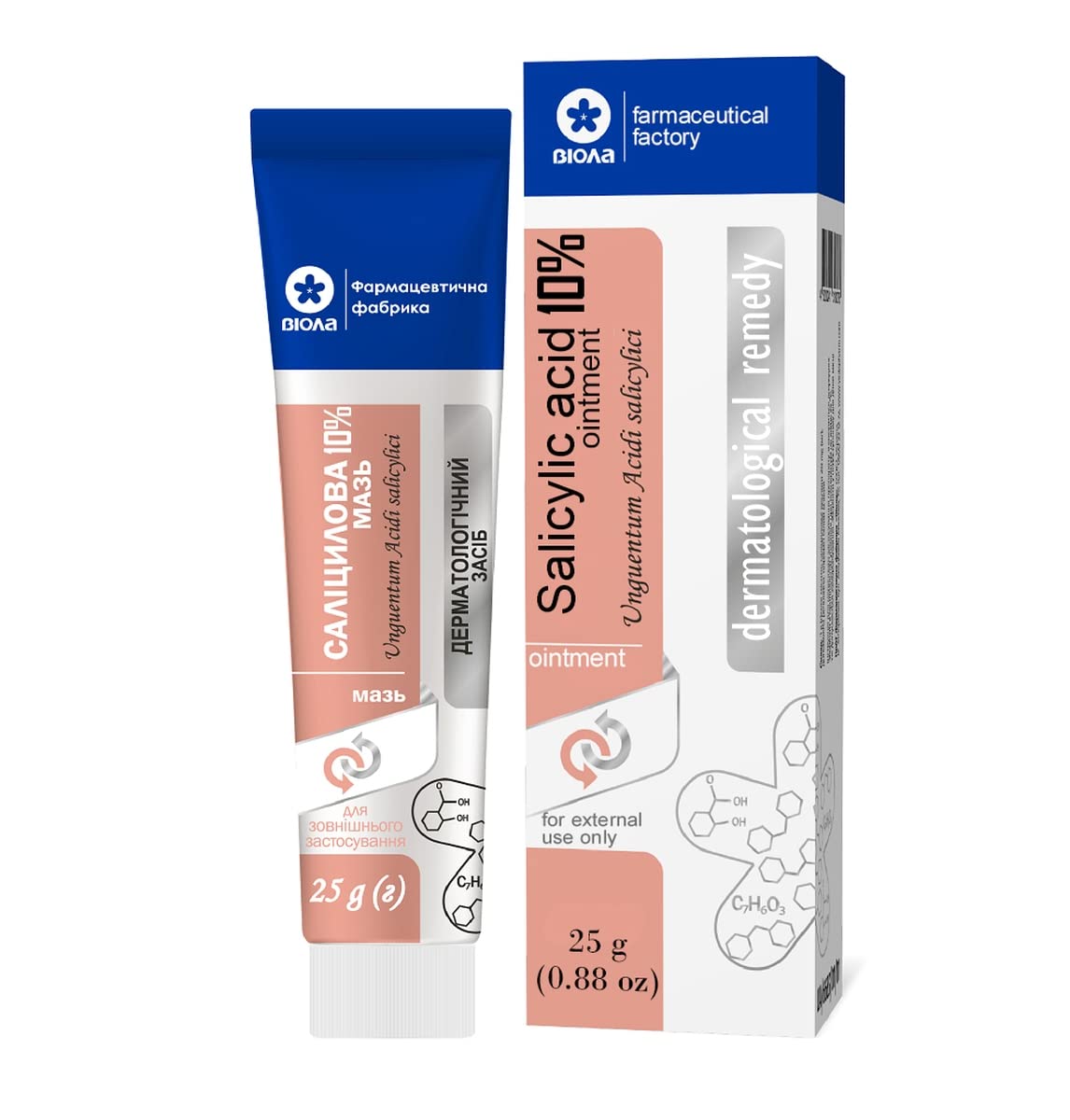 Viola Salicylic Acid Ointment, 25g0.9 Oz 10% Ointment