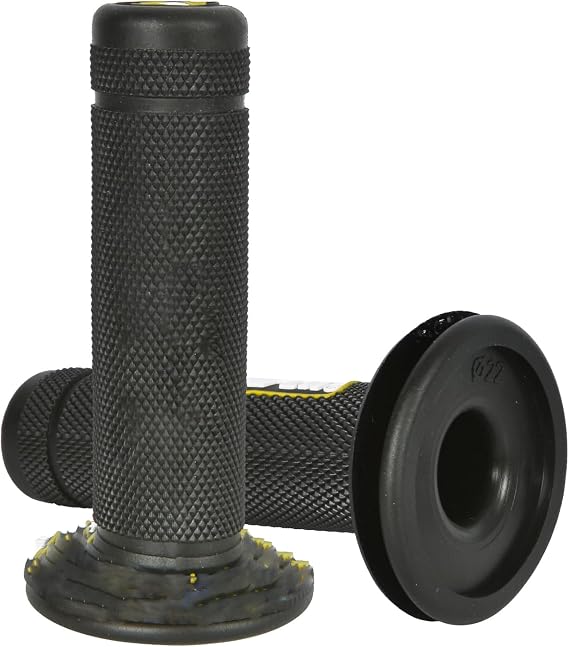 Motorcycle Handle Grips - Universal Silicone Motocross Grip, Non-Slip Durable Off-Road φ22φ24 Handle Bar
