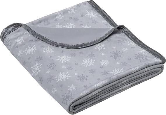 Cooling Blanket for Hot Sleepers - Soft & Lightweight Summer Cold Blanket for Night Sweats | Perfect for Bed, Couch, Sofa (Light Grey, Throw 130 x 180cm)