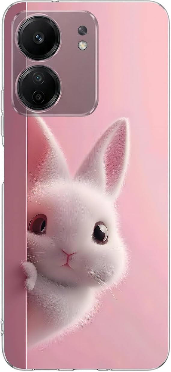 iPhone 17 Pro Uyumlu Peluş 5 Tasarımlı Şeffaf Kılıf