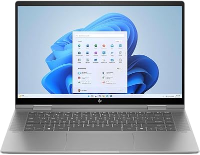 HP Envy x360 2-in-1 Laptop, 2024, 15.6 1920 x 1080 Touch, Intel Evo Core Ultra 7 155U 12-Core, 32GB LPDDR5, 1TB SSD, Windows 10 Pro, Backlit KB, Wi-Fi 6E, Thunderbolt 4, 5MP IR Camera, Silver