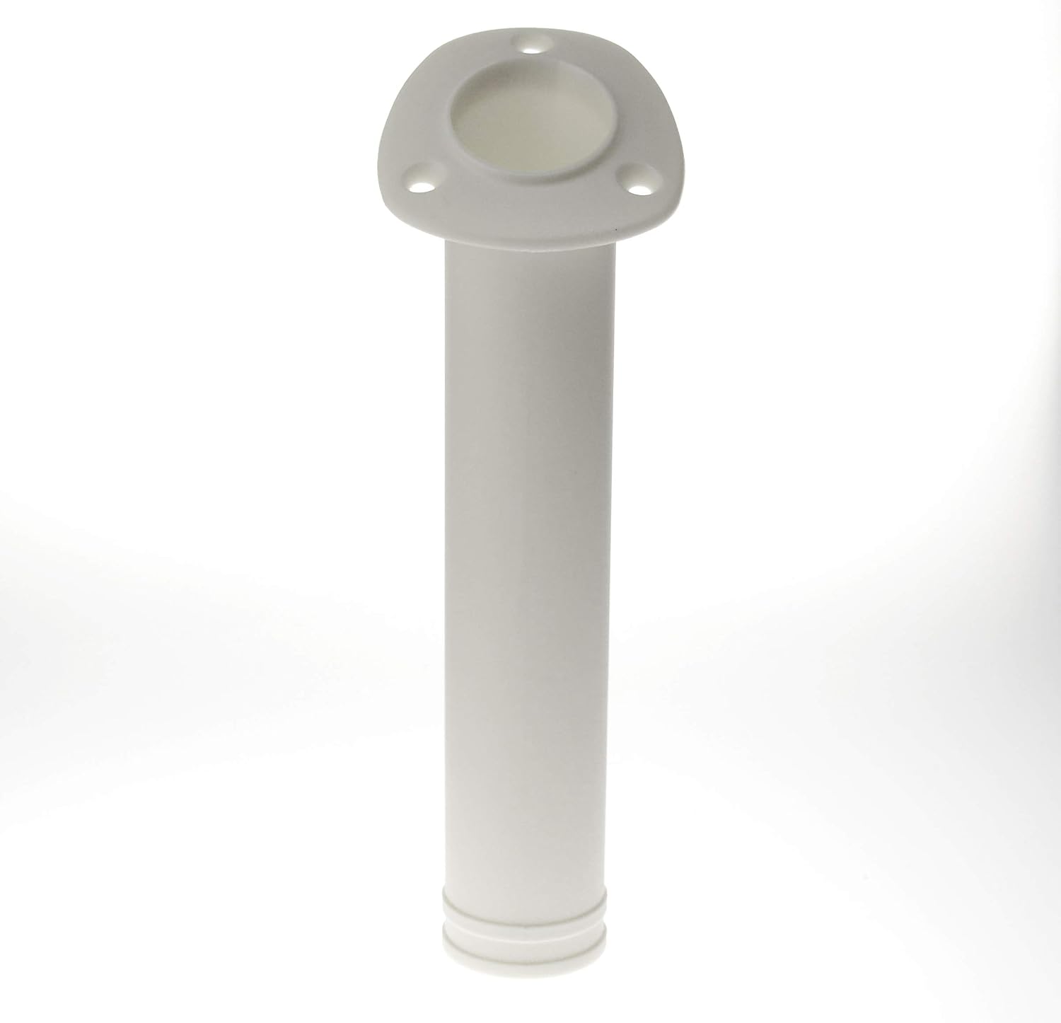 Shoreline Marine Flush Mount Rod Holder, White