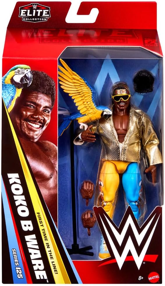 Mattel WWE Elite Koko B. Ware Action Figure & Accessories, Series #125