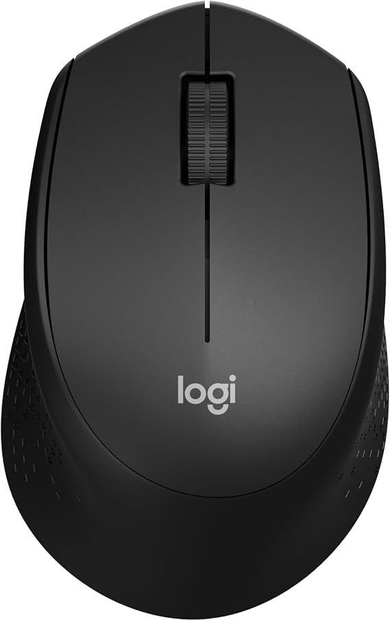 Logitech M331 Silent Plus Wireless Mouse- Black