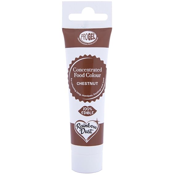 Rainbow Dust Pro-Gel Food Colouring - Chestnut