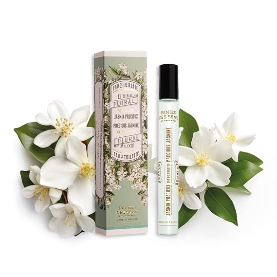 Panier des Sens Jasmine Perfume, Roll-On Eau de Toilette, 0.3 fl oz