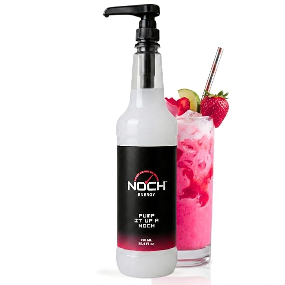 Noch Energy - Make Any Drink an Energy Drink, Flavorless Energy Drink Mix, Liquid Caffeine Additive, Energy Drink Syrup, Liquid Energy Supplement, Low