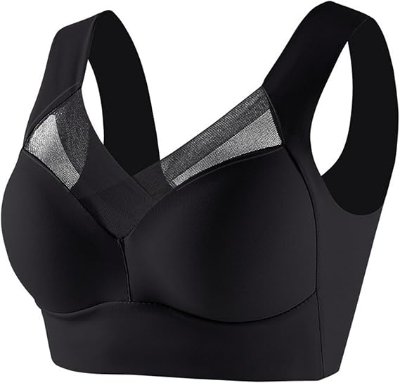 Zen Chic Bras for Older Women Seamless Wireless Push-Up Seniors Breathable Anti-Sagging Full Coverage Comfort Bra