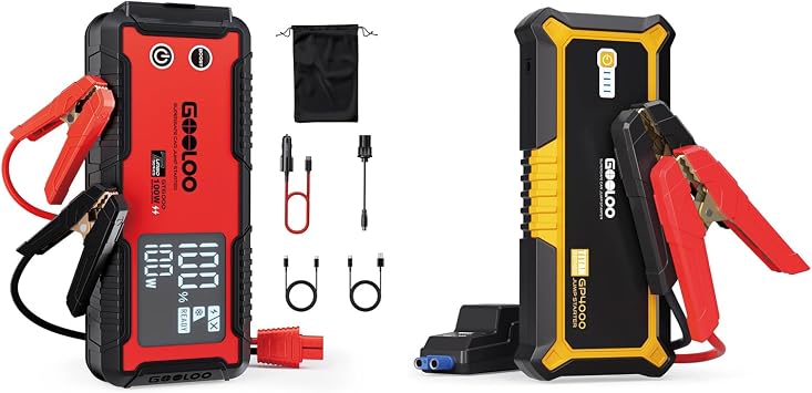 GOOLOO GP4000 Jump Starter & GOOLOO 6000A Jump Starter