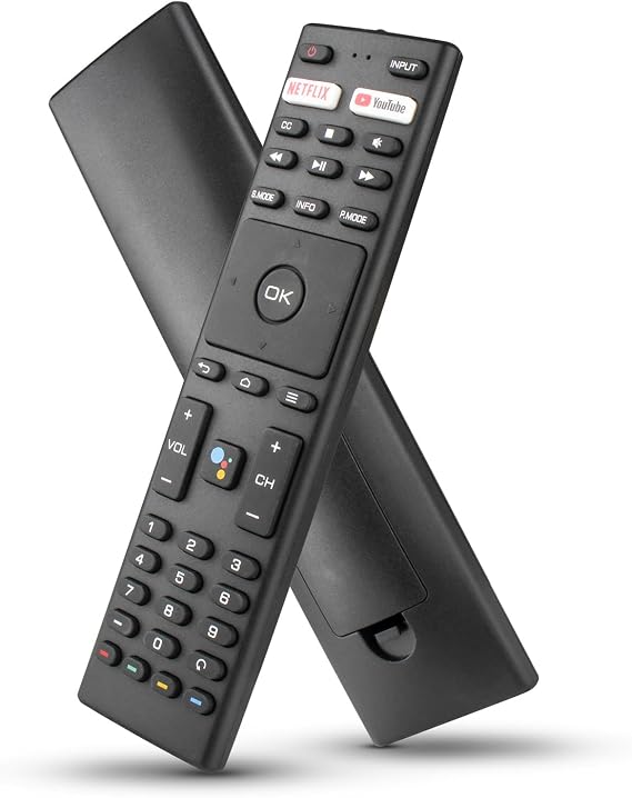 RM-C3329 for Konka Tv Remote Control - for Jvc Control for Smart 4k Android Tv for ANAM Remote Control, RM-C3363 RM-C3369 32H31A 40H33A 43U55A 50Q75A 50U55A 55Q75A 55U55A 65Q75A 65U55A 75Q75A 75U55A