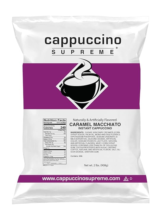 Cappuccino Supreme 2 lb bag Caramel Macchiato Instant Cappuccino Mix