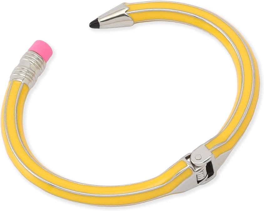 Betsey Johnson Women's Straight A's Pencil Cuff Bracelet