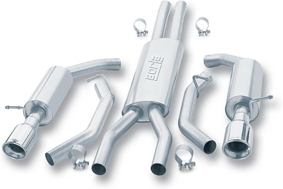 BORLA 140008 Cat-Back Performance Exhaust System for 2002 Ford Thunderbird 3.9L V8 Automatic Transmission Coupe/Convertible.