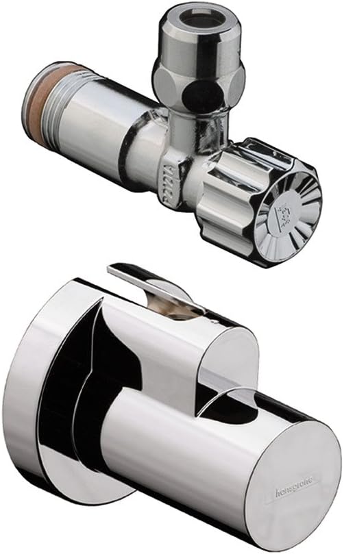 hansgrohe angle valve with single cover, chrome