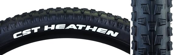 CST Premium Heathen Clincher Tire, 27.5x2.1, Black, Wire, Sc