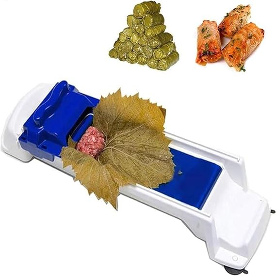Grape Leaves Roller, Grape & Cabbage Leaves Roller Machine, Magic Sushi Roll Maker, Rolling Tool for Stuffed Grape & Cabbage Leaves for Beginners and Children