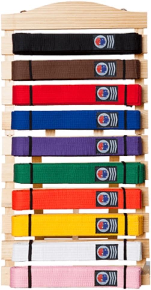 Ten Level Martial Arts Karate Belt Display