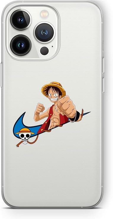 Multitronic iPhone 13 Pro Max Uyumlu Monkey D. Luffy Tasarım Baskılı Şeffaf Kılıf, strlght13pmx203