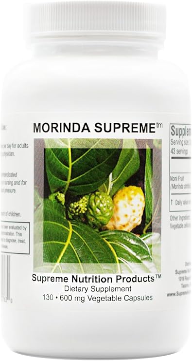 Supreme Nutrition Morinda Supreme, 130 Whole Noni Fruit Capsules