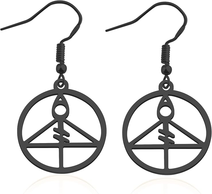 Owl House Inspired Light Glyph Earrings Owl House Fan Gift