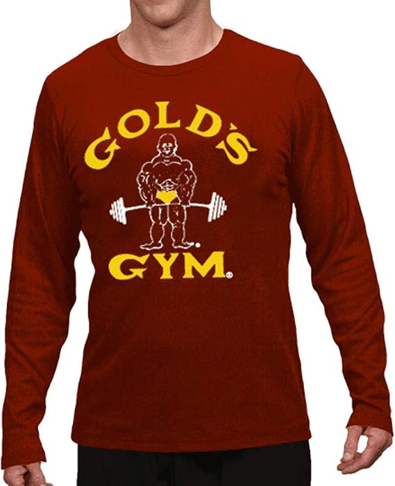 Gold's Gym Long Sleeve Tee - Official Licensed - PLT-2