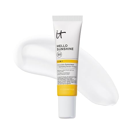 IT Cosmetics Hello Sunshine Hydrating Serum Facial Sunscreen SPF 50