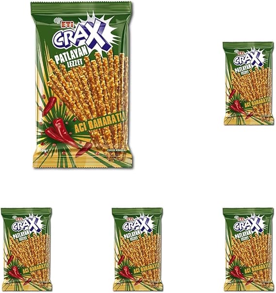 Meat Crax Exploding Flavor Bitter Spicy Stick 50g 5 pack