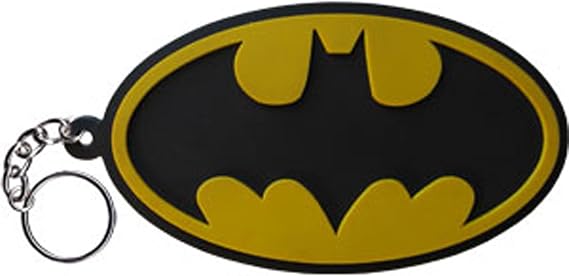 C&D Visionary Licenses Products DC Comics Batman Logo Rubber Keychain