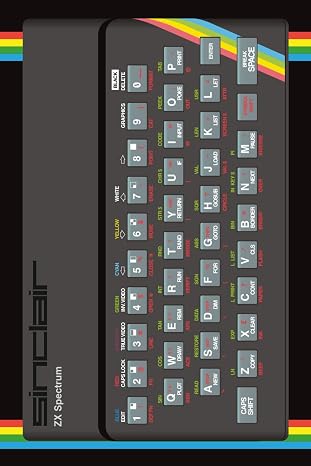Sinclair ZX Spectrum Notebook | Speccy Notepad ideal gift for retro gamers, nostalgia lovers | The computer that defined a generation: 120 Pages