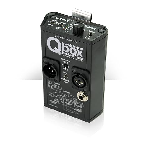 Whirlwind Qbox Audio Line Tester/Cable/Test Tone Generator