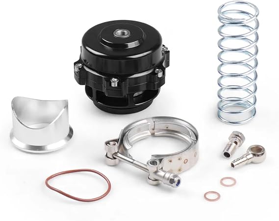 Turbo Blow Off Valve Universal 50MM V Band BOV Q Typer W/Weld On Aluminum Flange BX100372(Black)